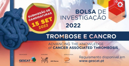 Candidaturas a terminar para a Bolsa de Investigação Trombose e Cancro 2022